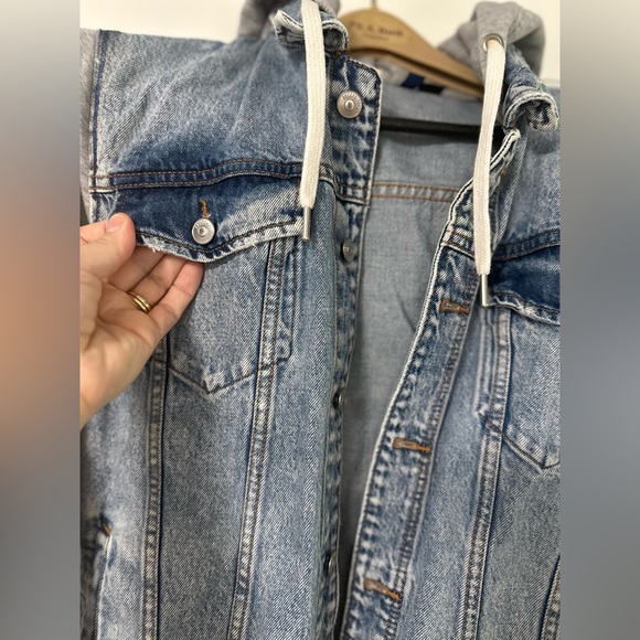 H&M “Divided” Gray/Blue Jean Jacket Unisex Adults Size Medium - Picture 8 of 10